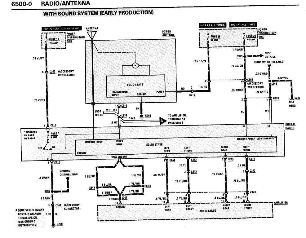 Stock Radio Wiring Diagram