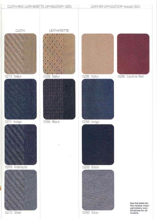 All E30 Interior Codes With Examples R3vlimited Forums