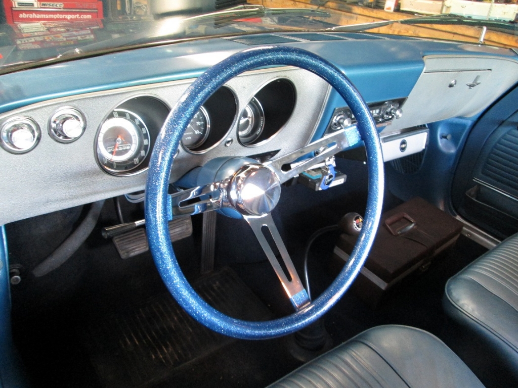 1967-1969 Corvair steering wheel BOWTIE 14" POLISHED BILLET 