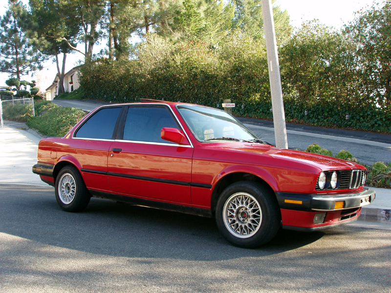 Fs 1988 Bmw 325is Red Black Socal
