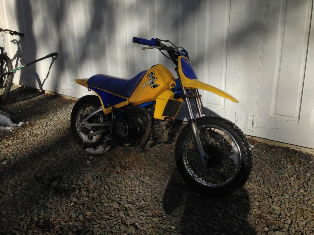 Yamaha pw80 online 2 stroke