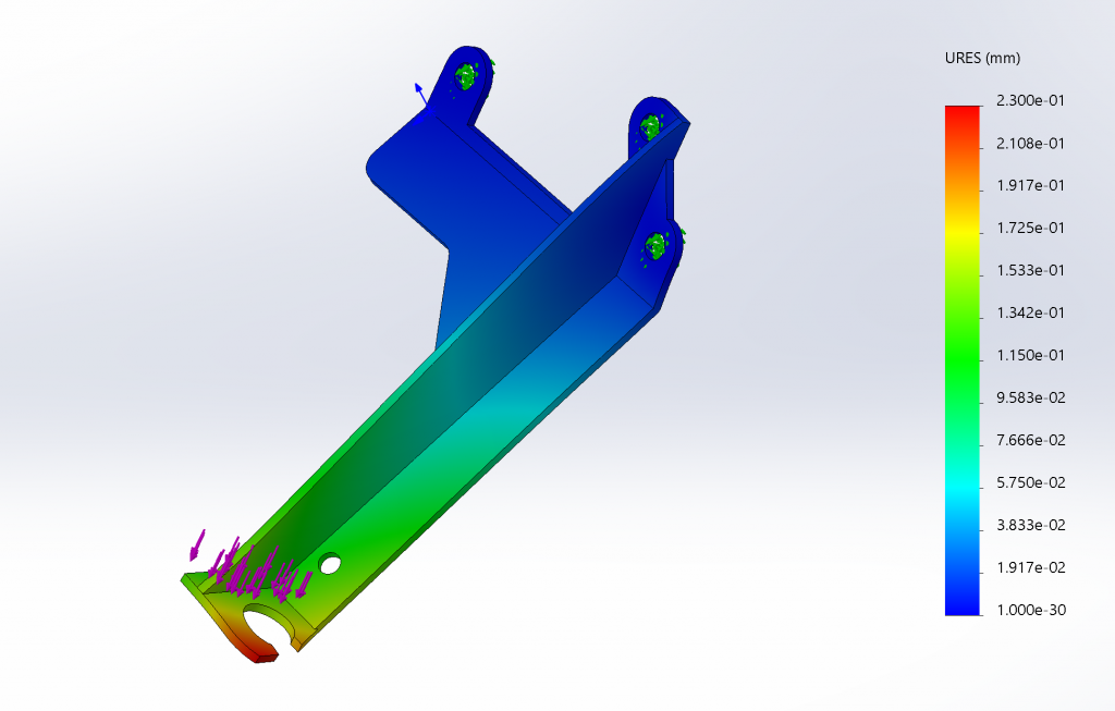 Click image for larger version

Name:	Bracket Stress.PNG
Views:	1451
Size:	392.8 KB
ID:	9891124