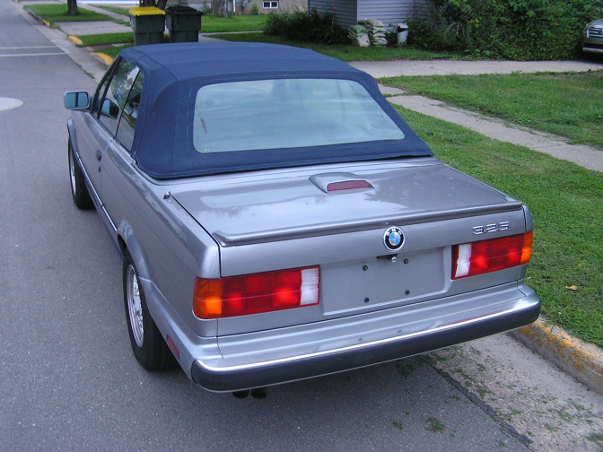 My 1989 325i convertible & its roof