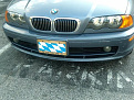 Bavarian Flag license plate 325