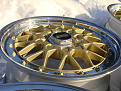 Center and bolts painted in BBS Gold color