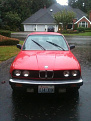 My E30 in the driveway