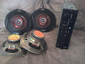 stock radio and speakers