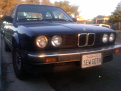 E30 #4: Lapisblau 1987 325e, 5-speed, 2 door. "Doom Buggy" ('doom blue' =informal name given to the Lapisblau color, for its apparently low resale value(??)...I happen to love it--midnight blue @ noon, black at night, & purple @ sunset!)