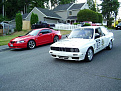 With a buddies v6 mustang,mach 1 clone,eaton blown 3.8l