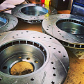 Cross Drilled and slotted rotors