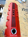 Powder coated valve cover