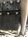 Custom subframe oil pan clearance