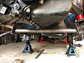 Front view of custom subframe